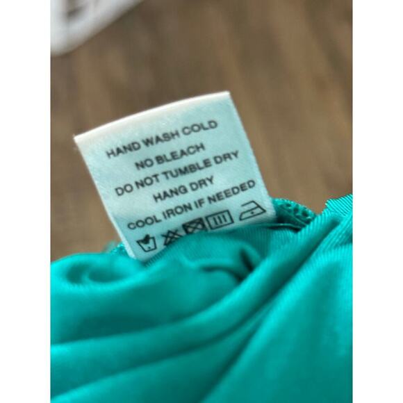 Superdown Green Front Cut-out Hollie Strapless Mini Dress Size XL - Picture 6 of 11